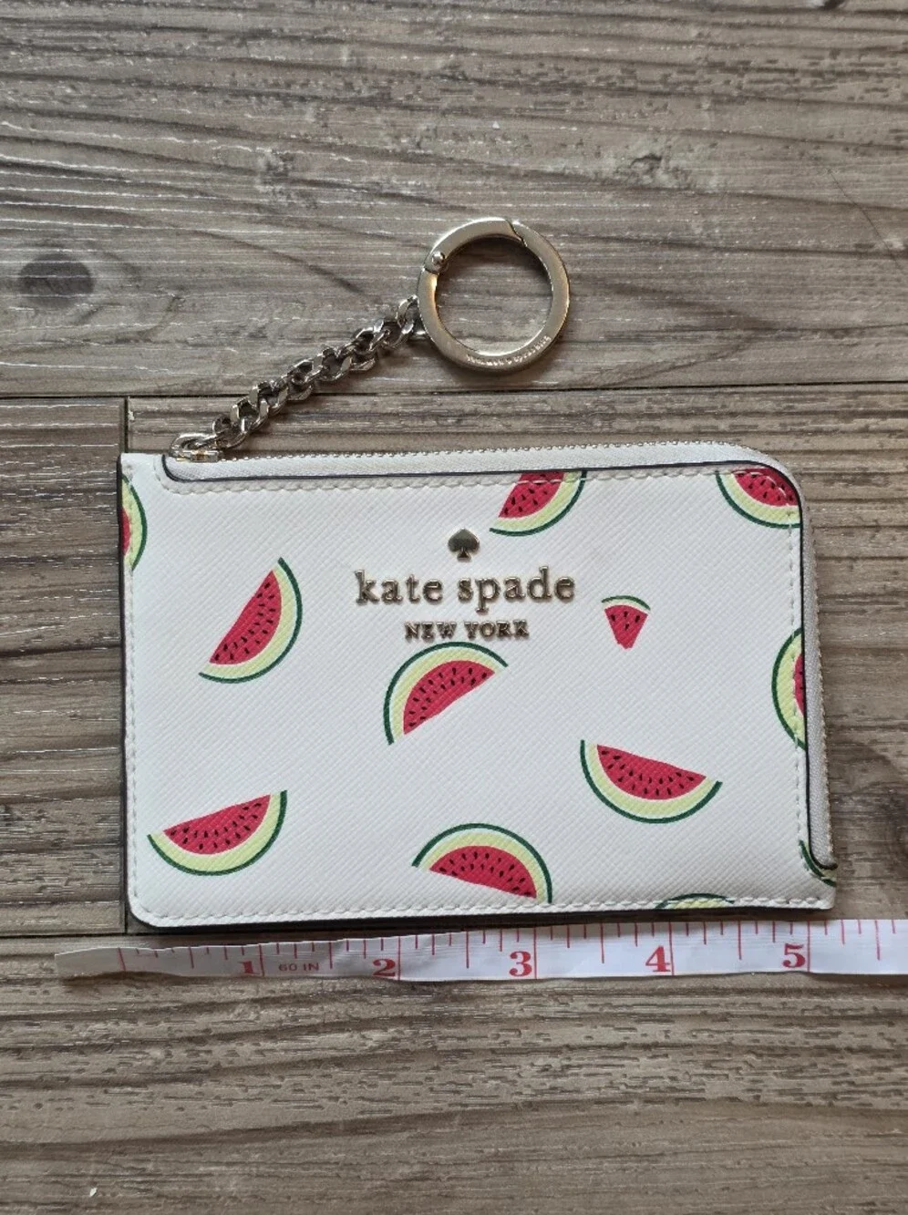 Kate Spade New York Watermelon Cardholder Keychain